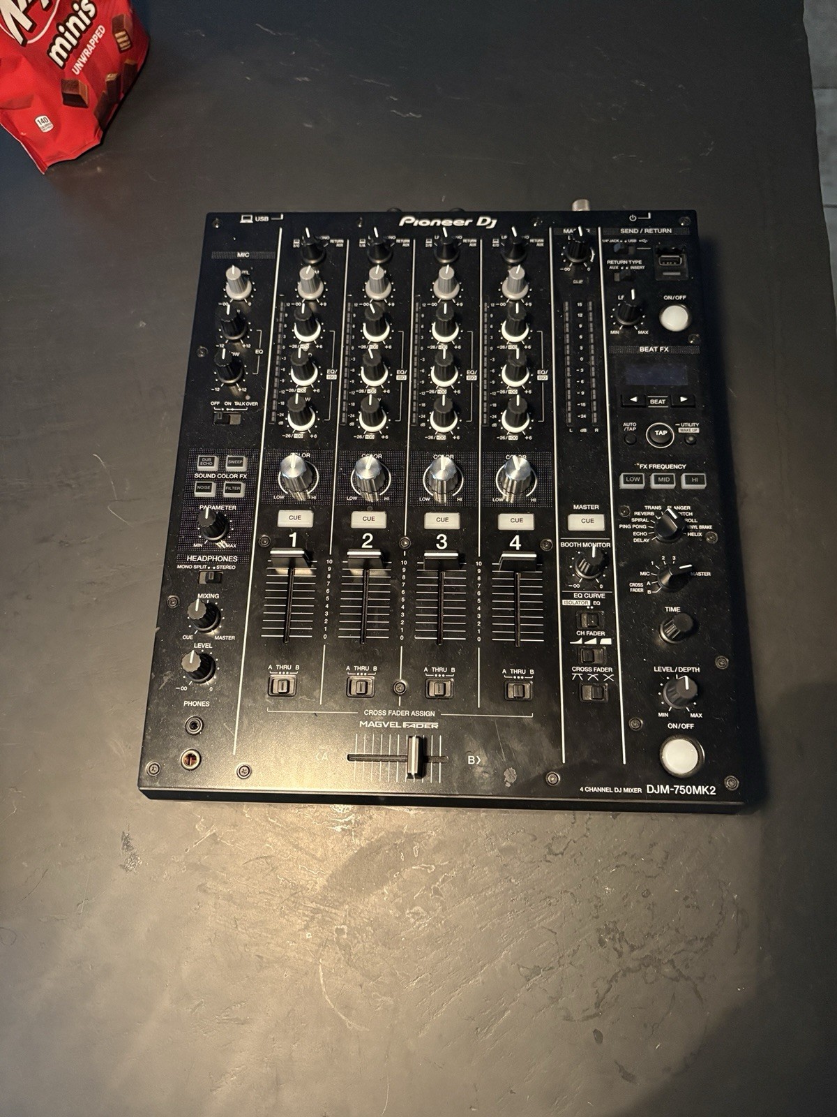 Pioneer DJM-750MK2 4-Channel DJ Mixer GOOD CONDITION