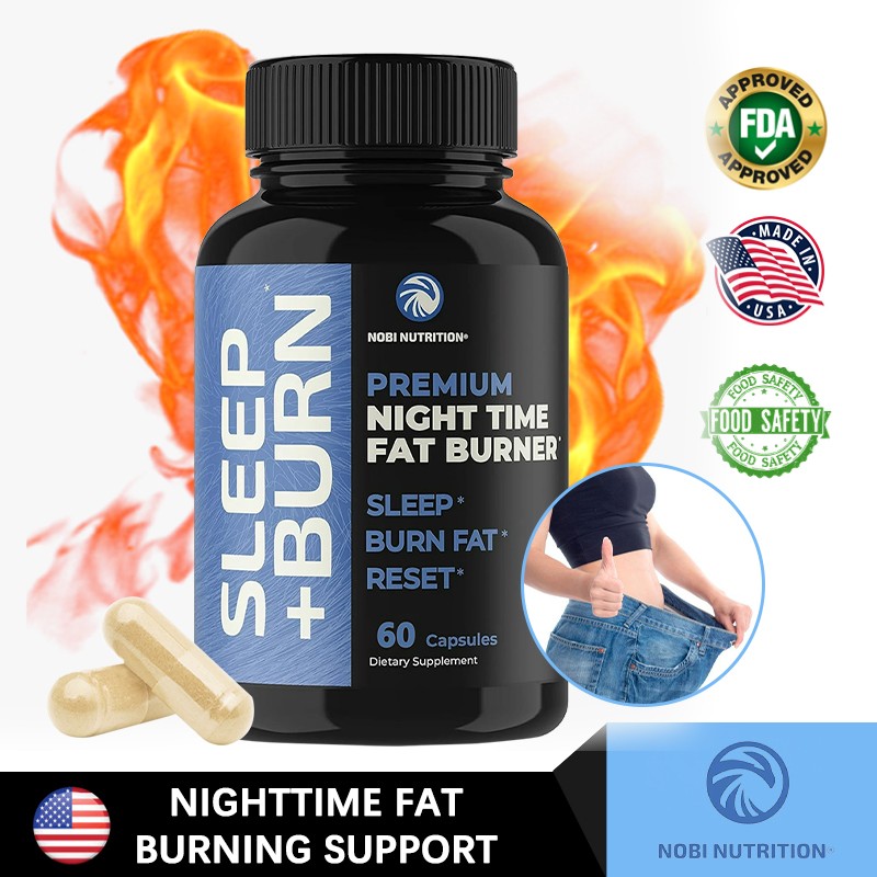 Night Time Fat Burner -  Appetite Suppressant, Detox  60 Capsules