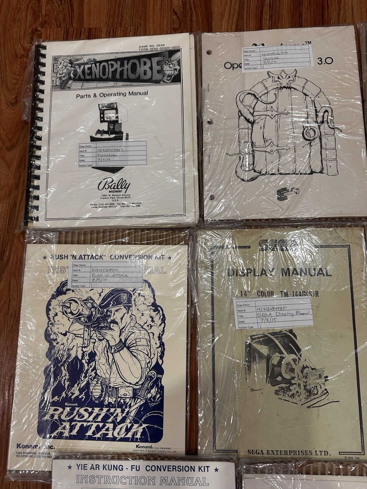 Arcade Machine Manuals
