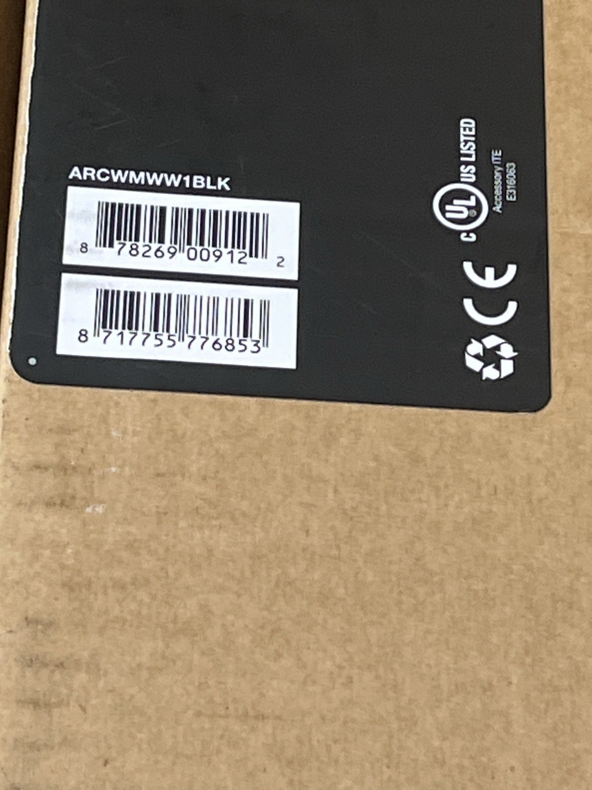 SONOS ARC Wall Speaker Mount Black Shown