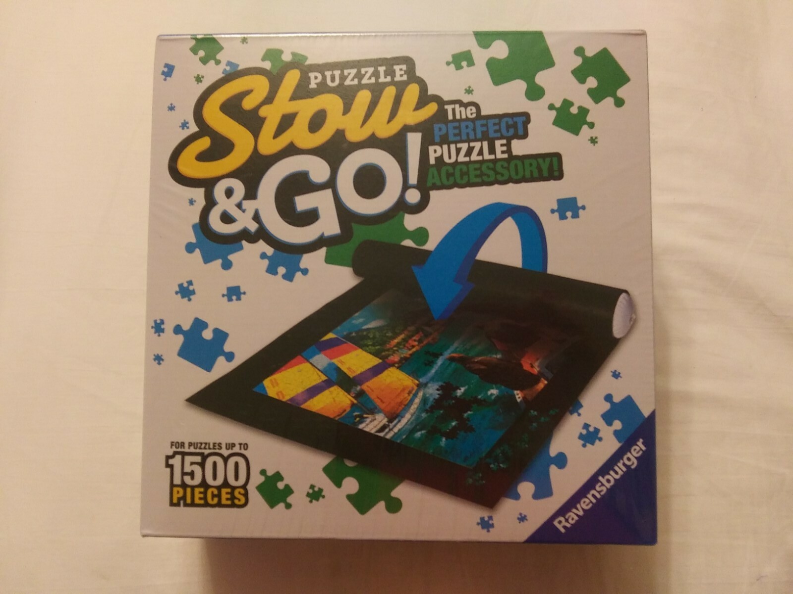Ravensburger Puzzle Stow & Go! Roll Up Storage Mat 46" x 26" NEW and Sealed