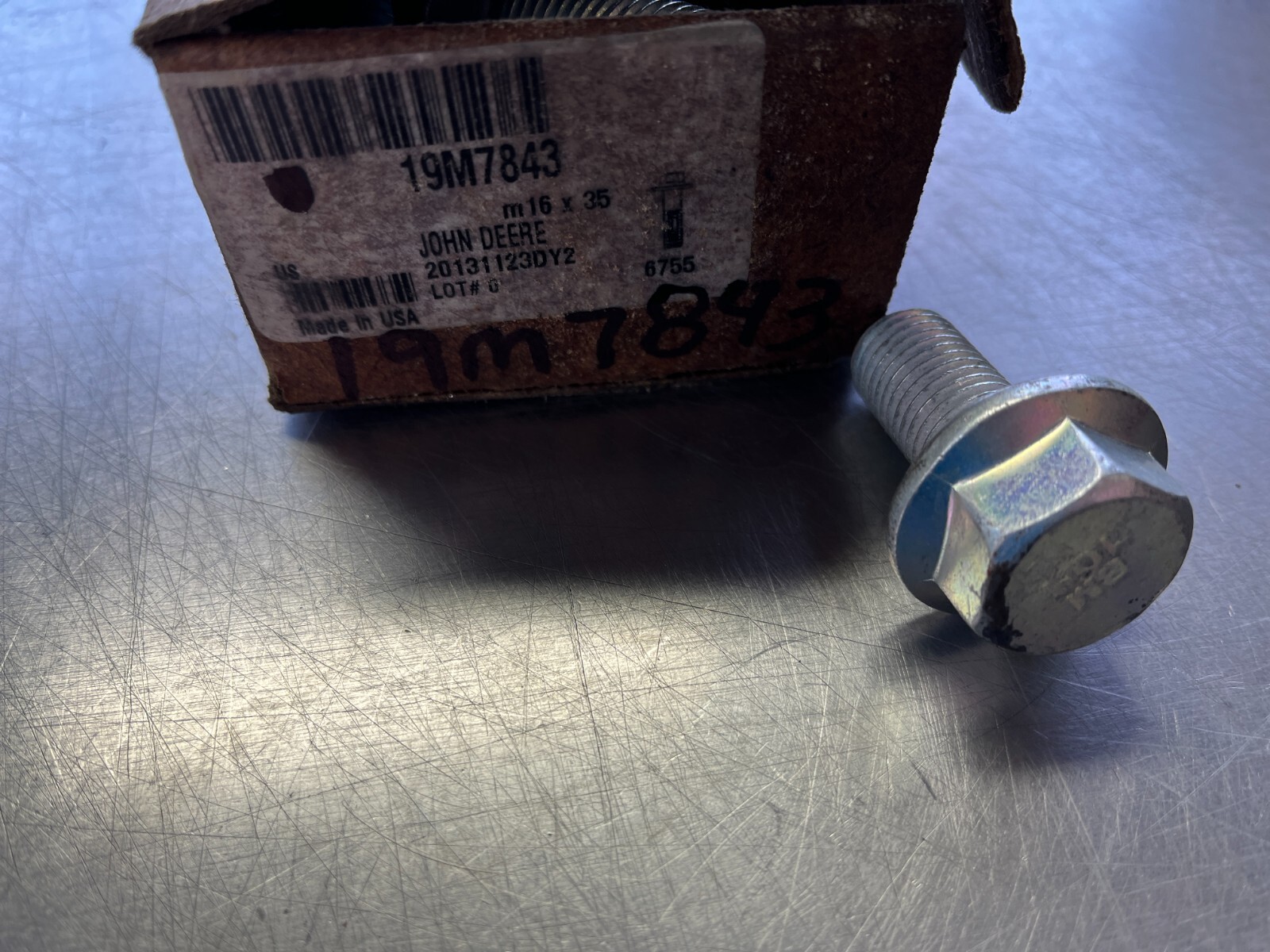 19M7843 GENUINE OEM John Deere BOLT