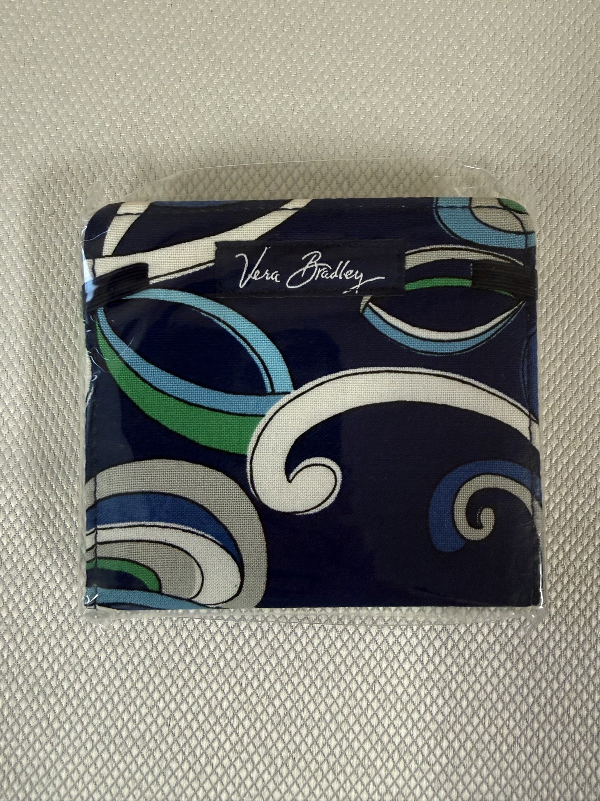 NEW Vera Bradley Small Notepad MEDITERRANEAN BLUE Notebook Purse/Scratch Paper