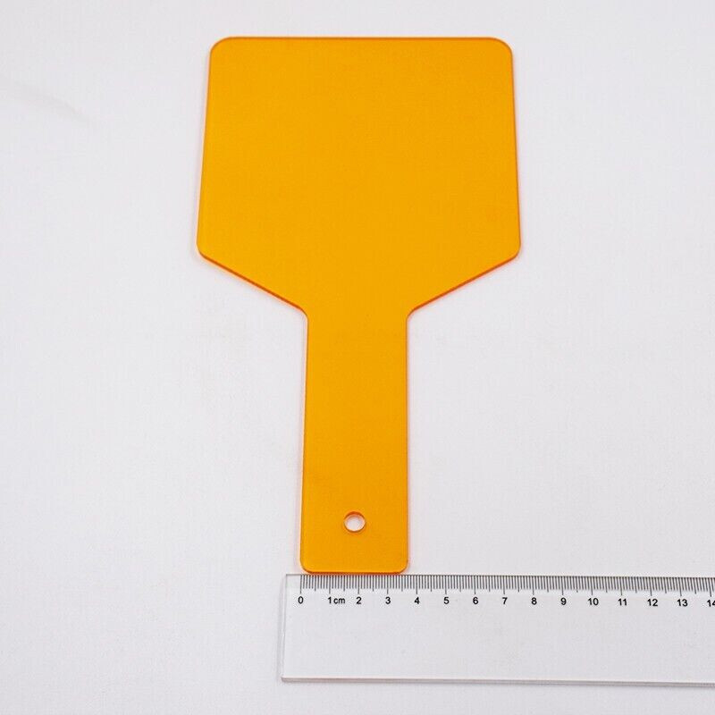 Dental Protective Curing Shield Hand-Held Visible Light Filter Paddle Orange Kit