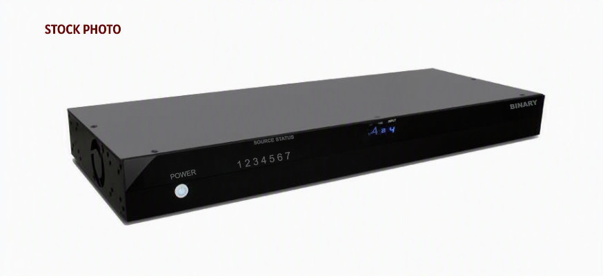 Binary B-300-HDMATRIX-8X8 HDMI Matrix Switch AND 4 receivers for Control4 - Used