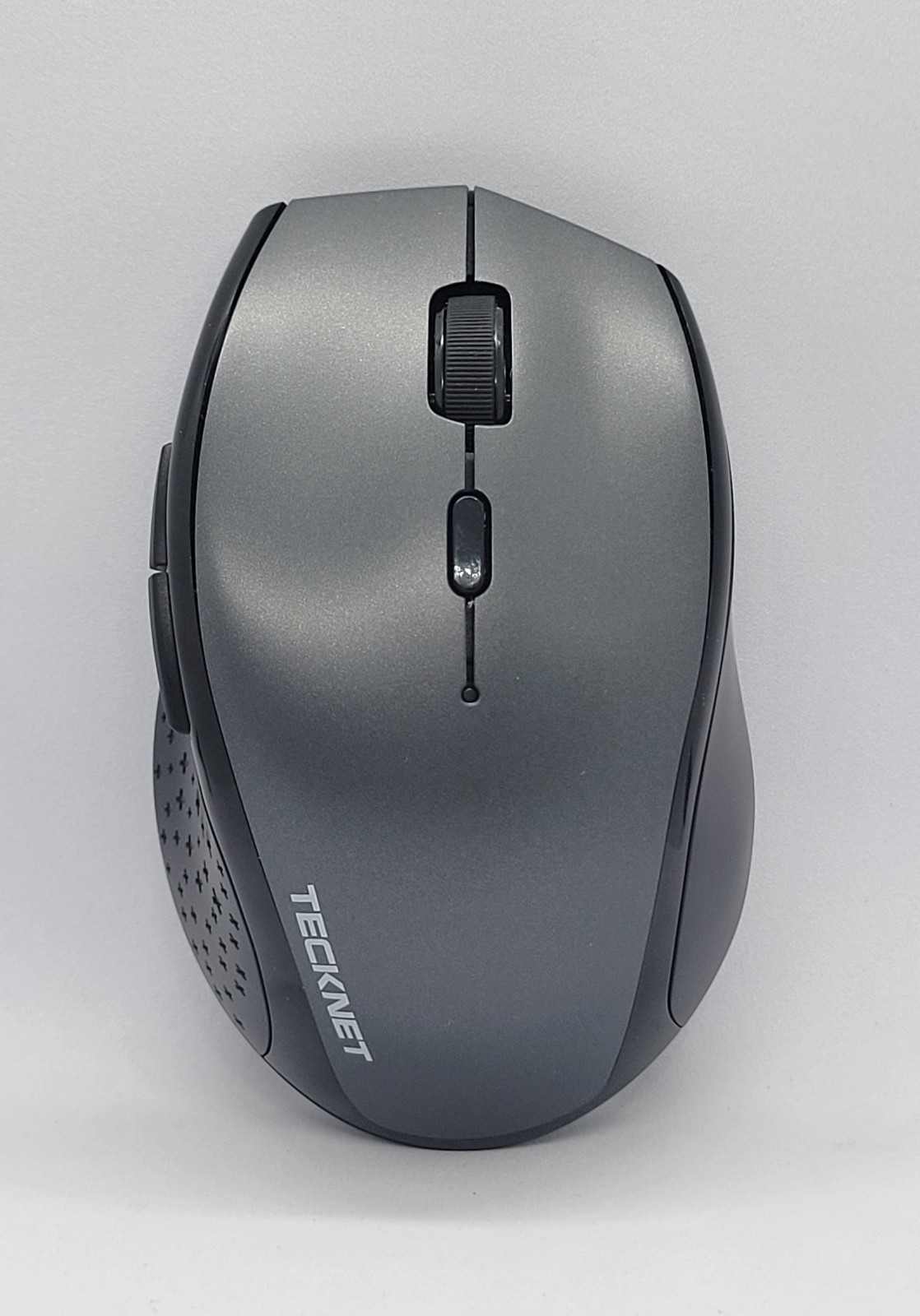 TECKNET Wireless Mouse, 2.4Ghz USB 4800DPI Silent Click Ergonimic gray