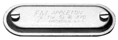 Appleton 870-SA, 2-1/2" & 3", Aluminum, FM 7, Clip-On, Conduit Body Cover, 1pc