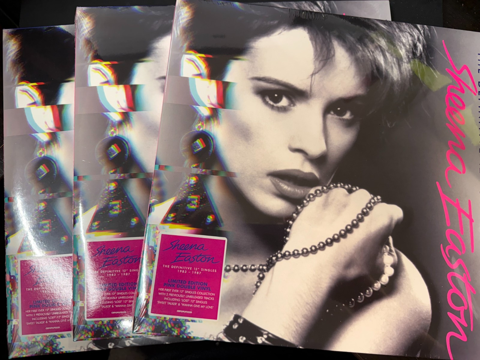 NEW-SHEENA EASTON The Definitive 12” SINGLES 1983-1987 2LP PINK VINYL W/HYPE