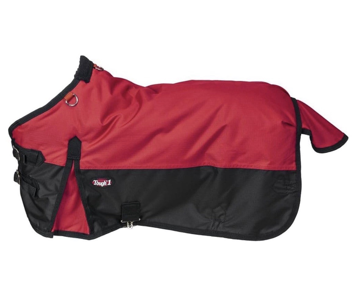 Tough 1 600D Waterproof Poly Miniature Turnout Blanket- Mini 36”-51” RED-New