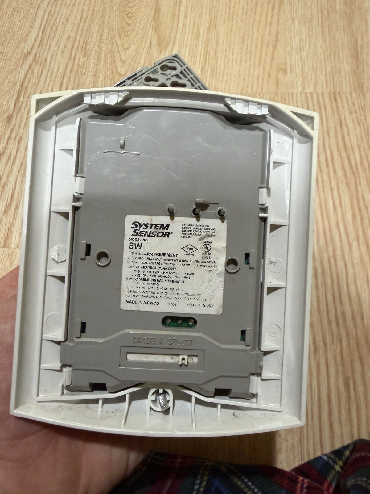System Sensor SW Fire Alarm Strobe Wall White