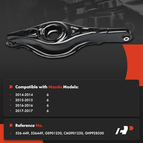 Mazda 6 Rear Left Lower Rearward Control Arm with Bushing