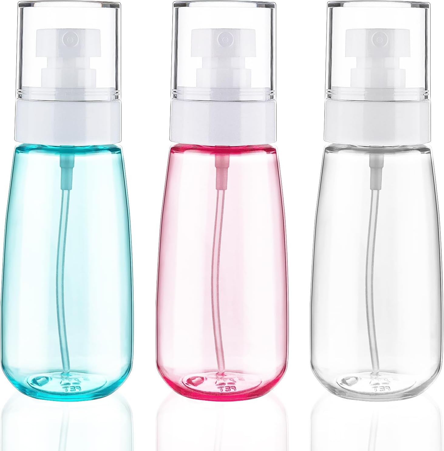 Travel Spray Bottle TSA Approved 3.4oz Fine Mist Spray Bottles | 3 PCS Empty