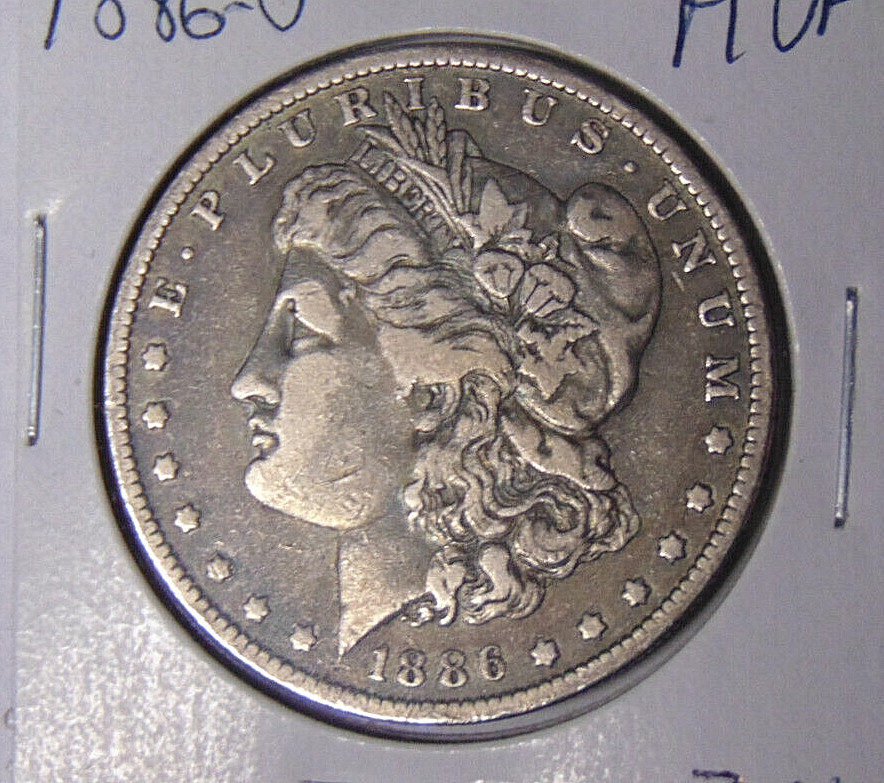 1886-O Morgan Silver Dollar F/VF New Orleans Mint (11.624)