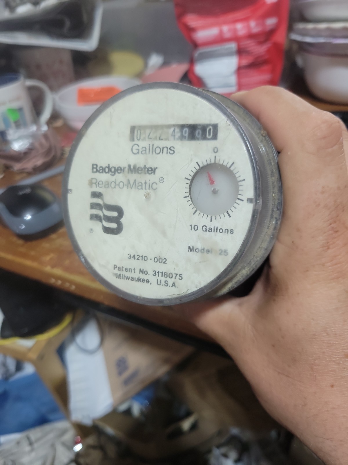 Badger Meter 10 Gallons Model 25 34210-002