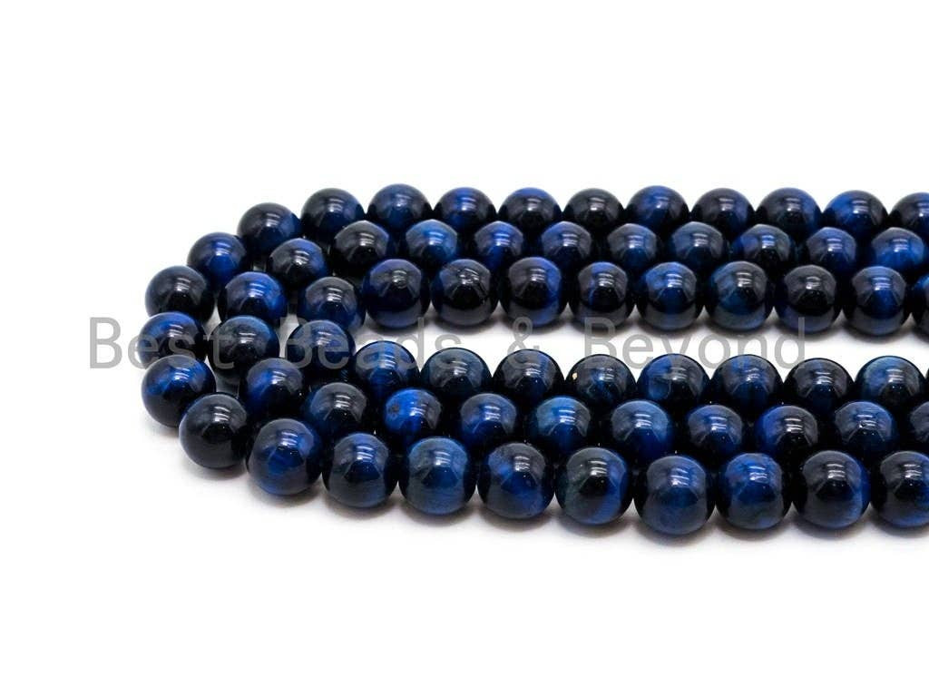High Quality Natural Blue Tiger Eye Round Beads, 4mm-20mm Round Beads, U67