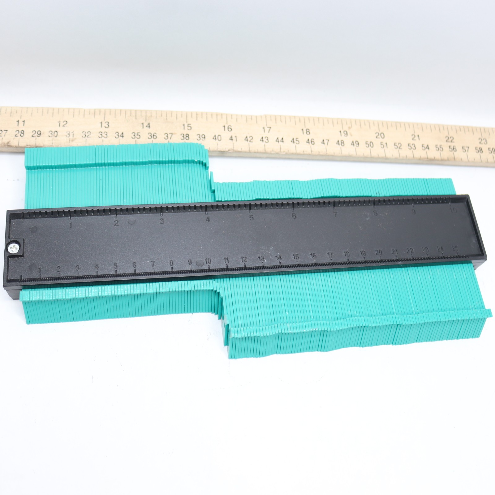 Contour Gauge Duplicator Widen Profile Measuring Tool ABS Plastic 10"