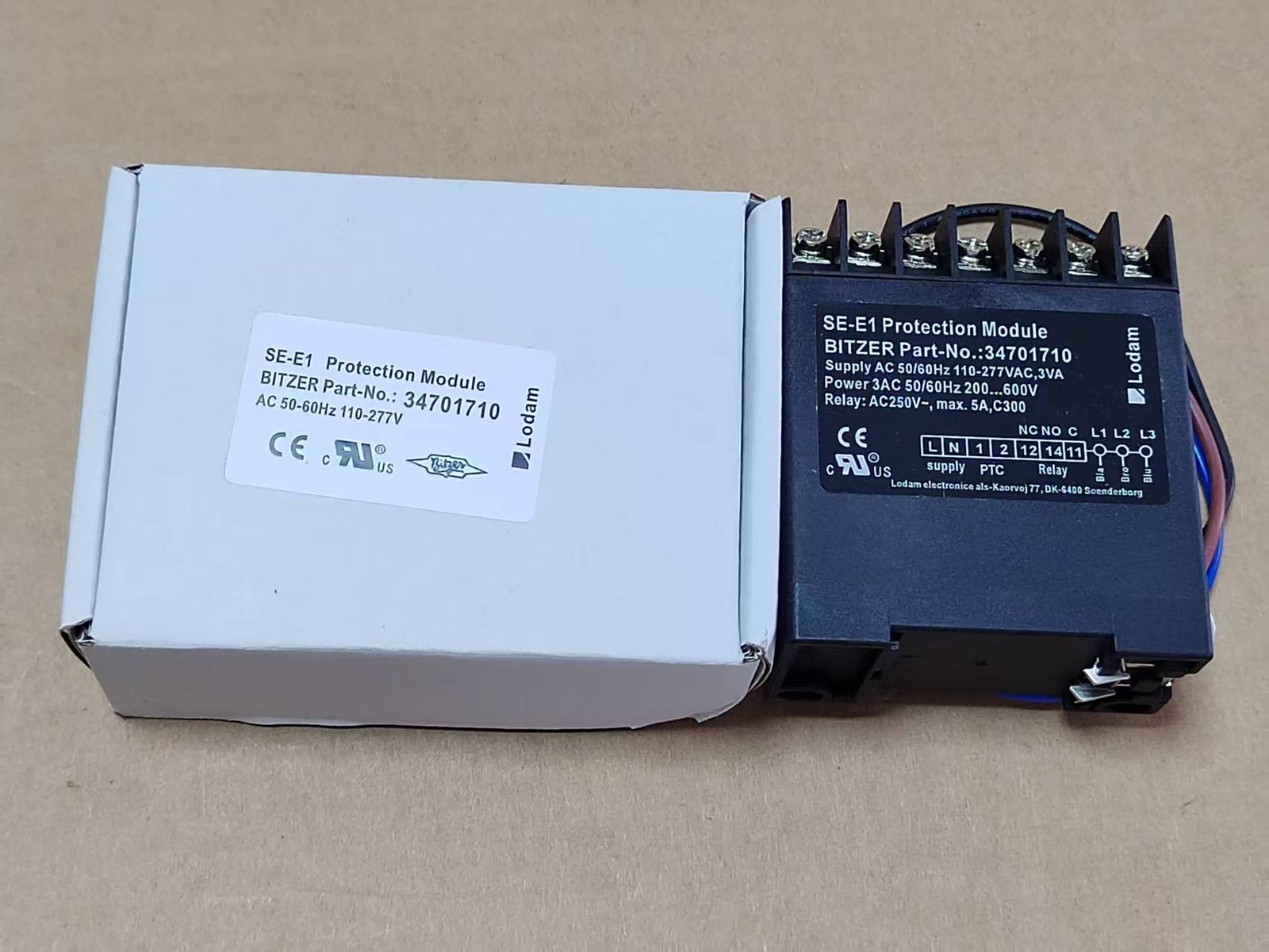 1pcs Lodam SE-E1 Protection Module Bitzer Part-no.34701710