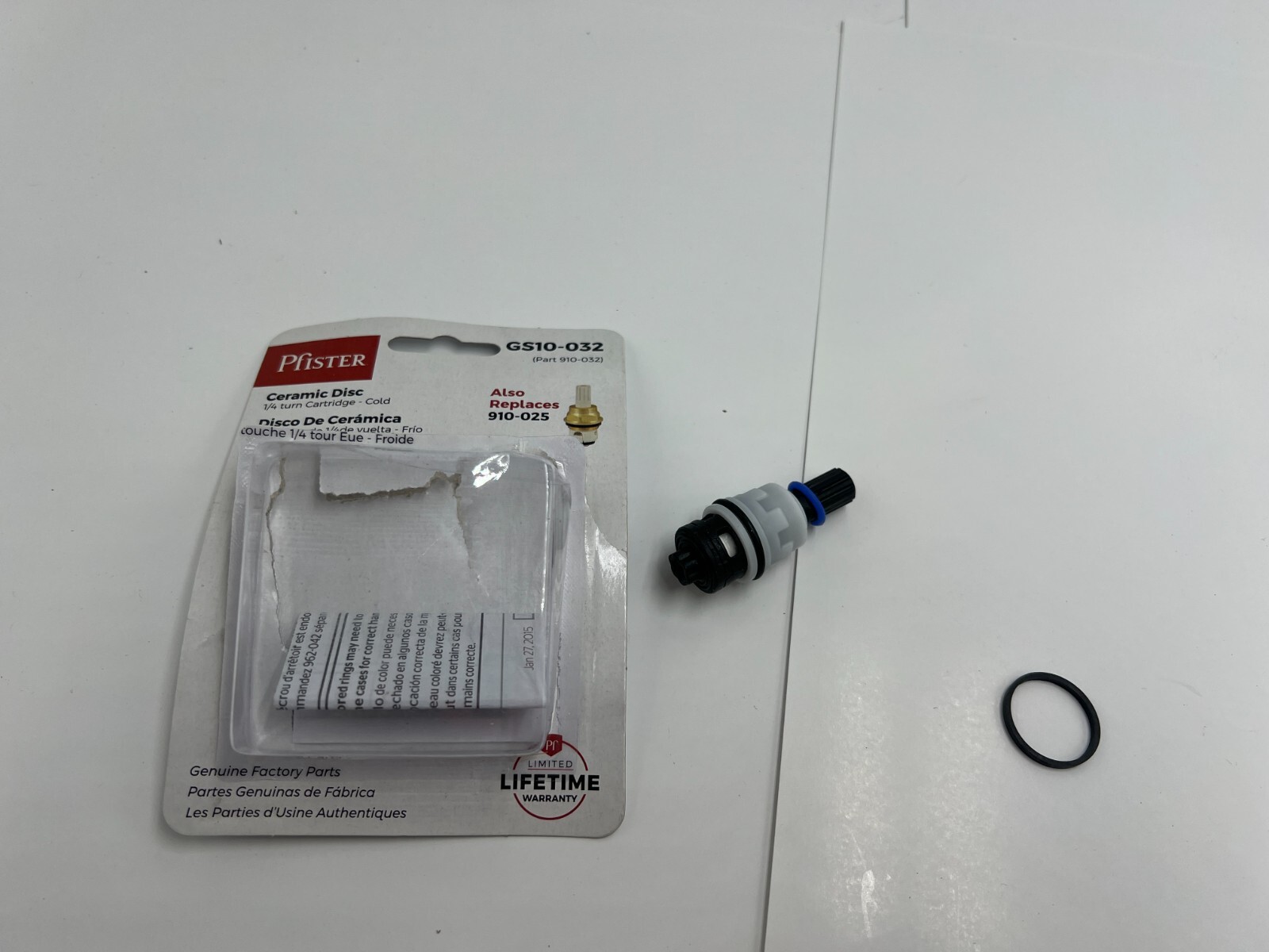 PFISTER 910-025 TWO-HANDLE KITCHEN BATH CERAMIC REPLACEMENT CARTRIDGE