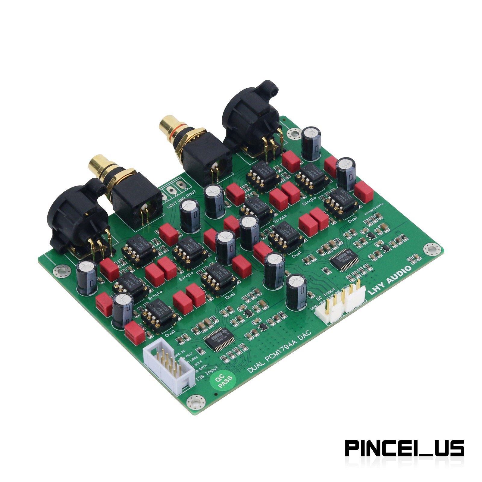 Dual Parallel PCM1794 PCM1794A Decoder DAC Balanced Decoder Board Assembled pe66