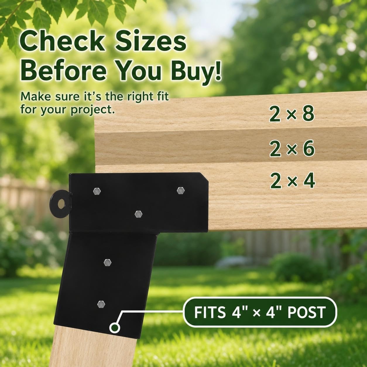 4 Pack Deer Stand Brackets 4x4 Elevator Hunting Platform Tree House Supports