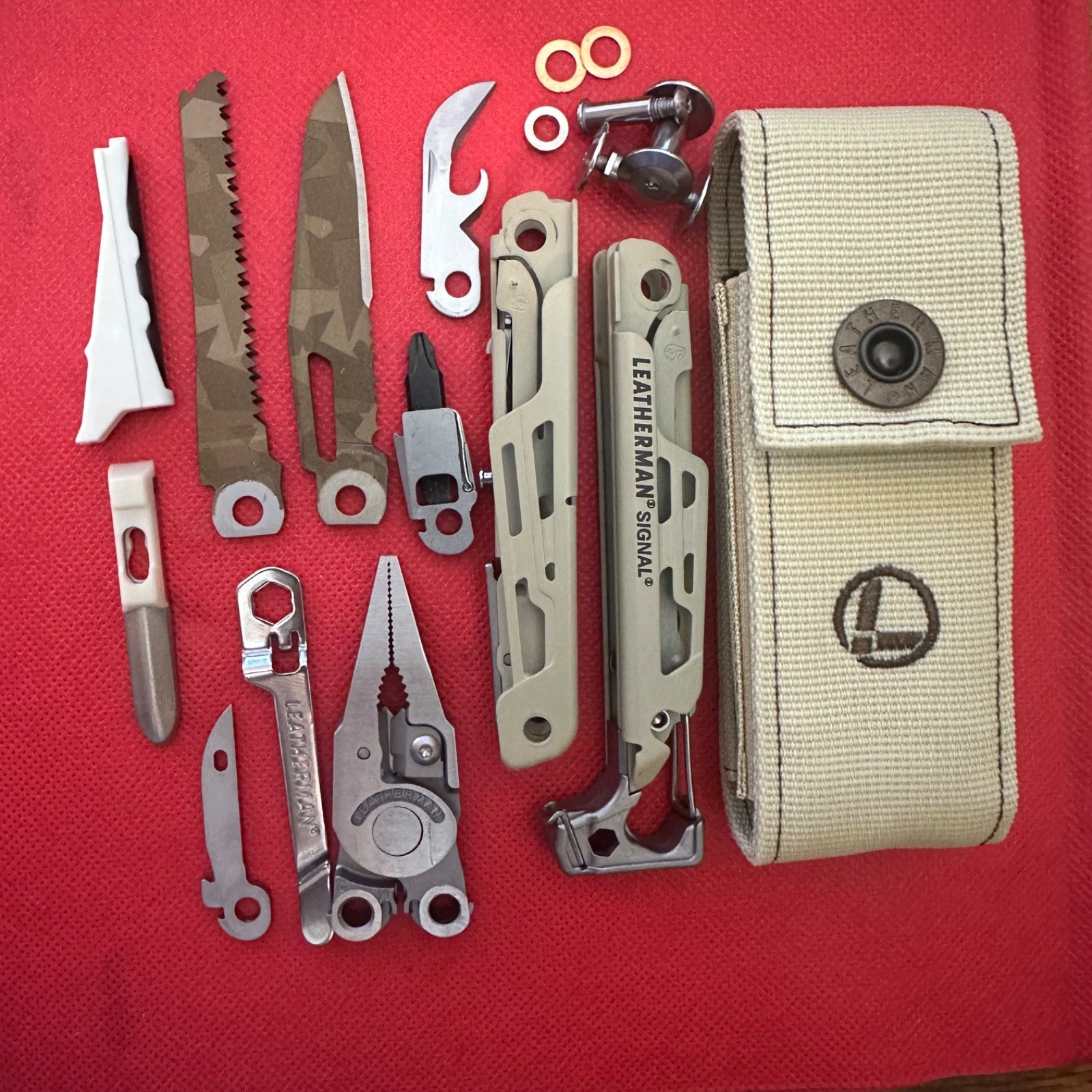 NEW SANDSTORM Leatherman Signal parts CAMO, GLOW: One part for Repairs or Mod!