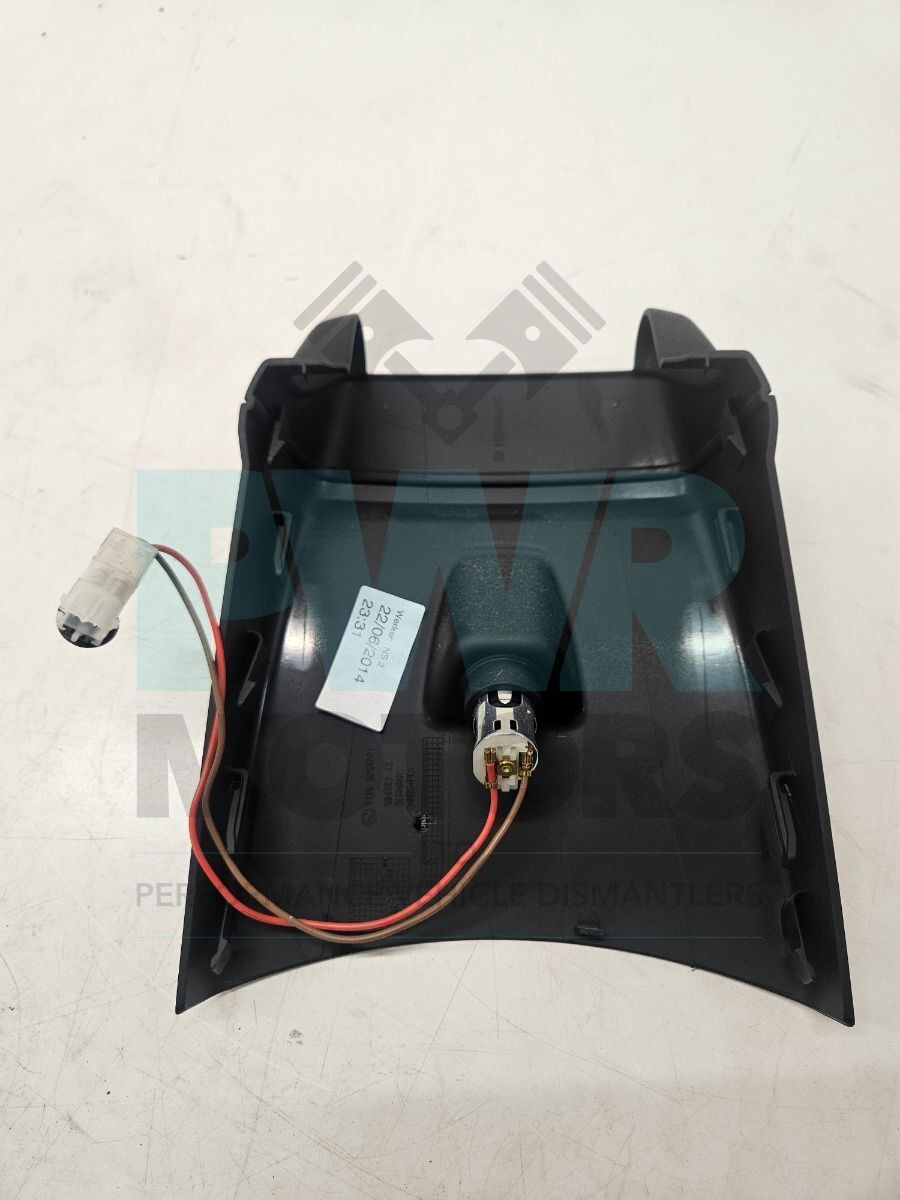 BMW X1 E84 Centre Console Rear 12V Socket Electrical Outlet Trim 9255221