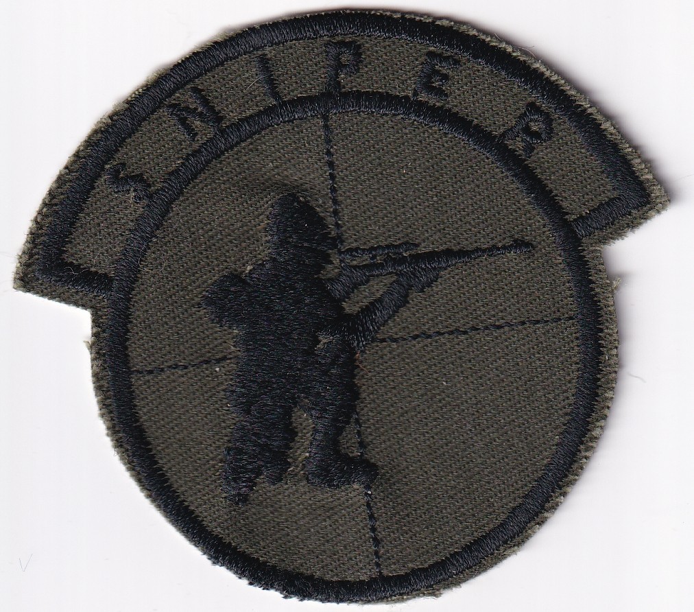 US Army School of the Americas Sniper patch subdued rare 1980s Just Cause era