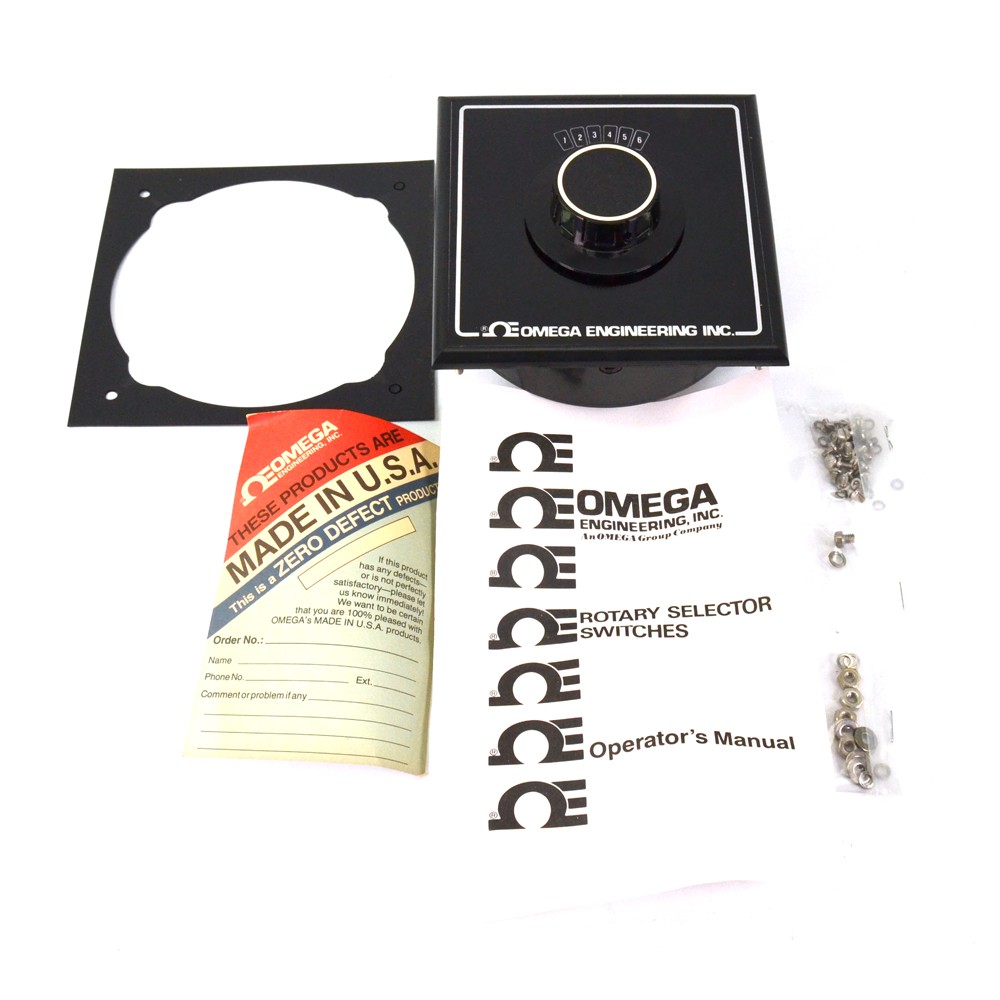 NEW Omega Engineering OSWT-6 6-Position Rotary Selector Switch for Thermocouples
