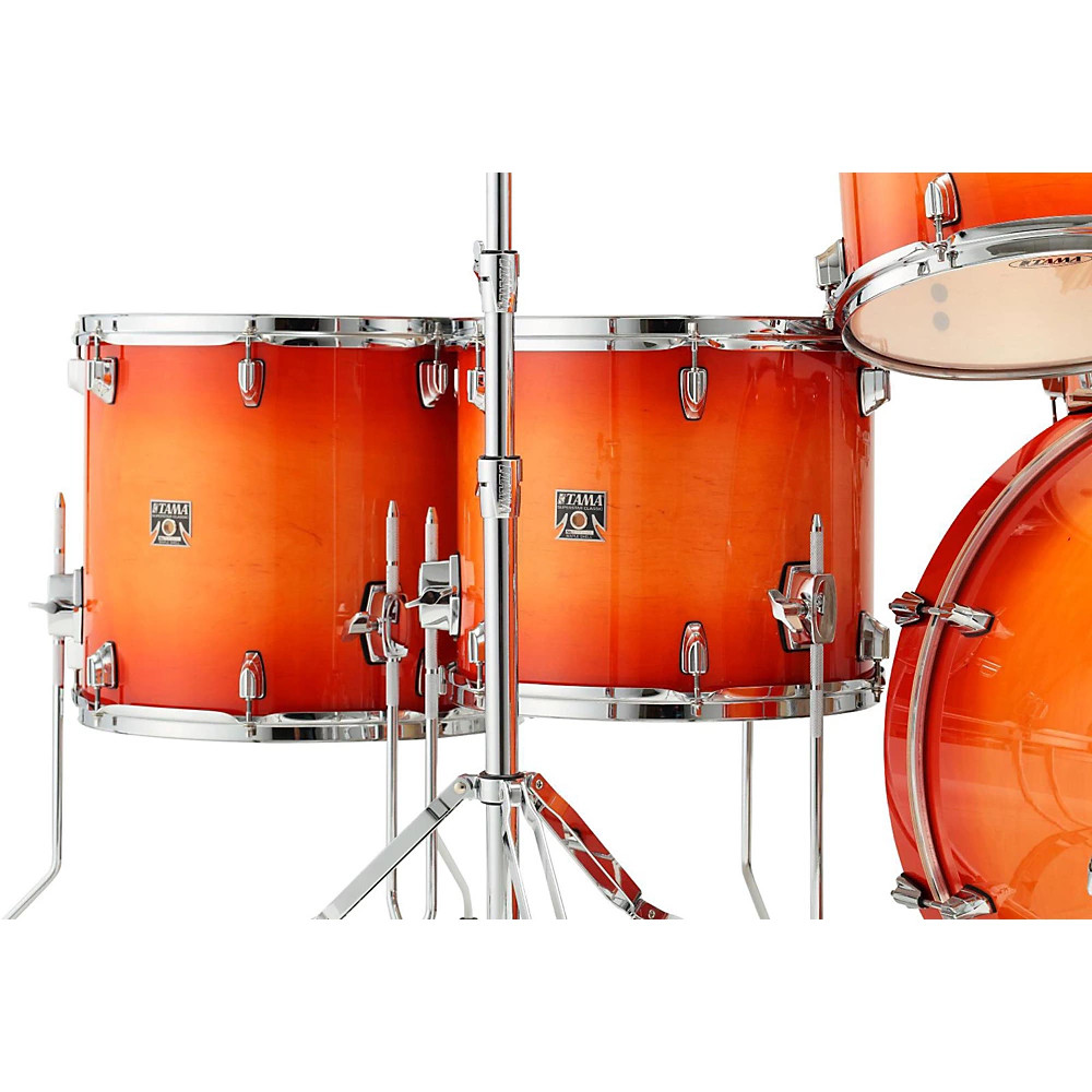 Tama Superstar Classic Custom 7-Piece Shell Pack Tangerine Lacquer Burst