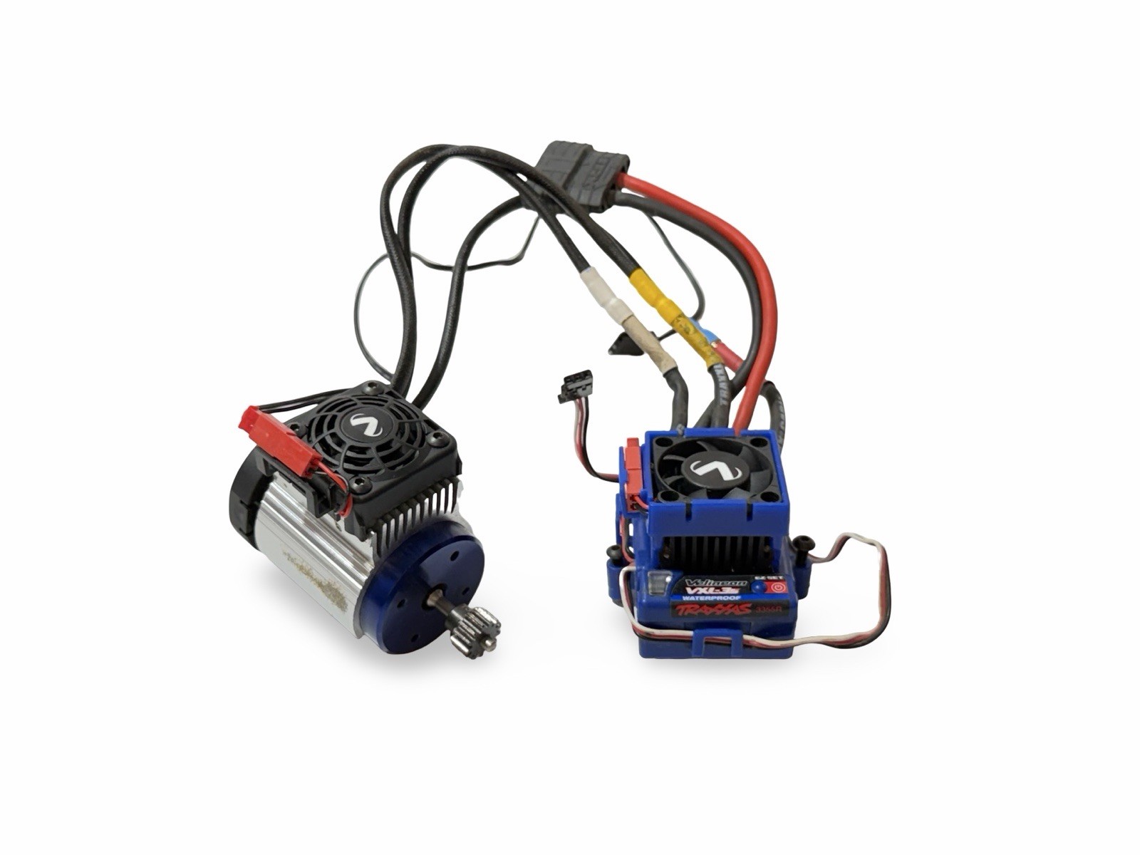 Traxxas VXL-3s Brushless ESC 3355R & 3500KV Motor 3351R 4pole With Cooling Fans