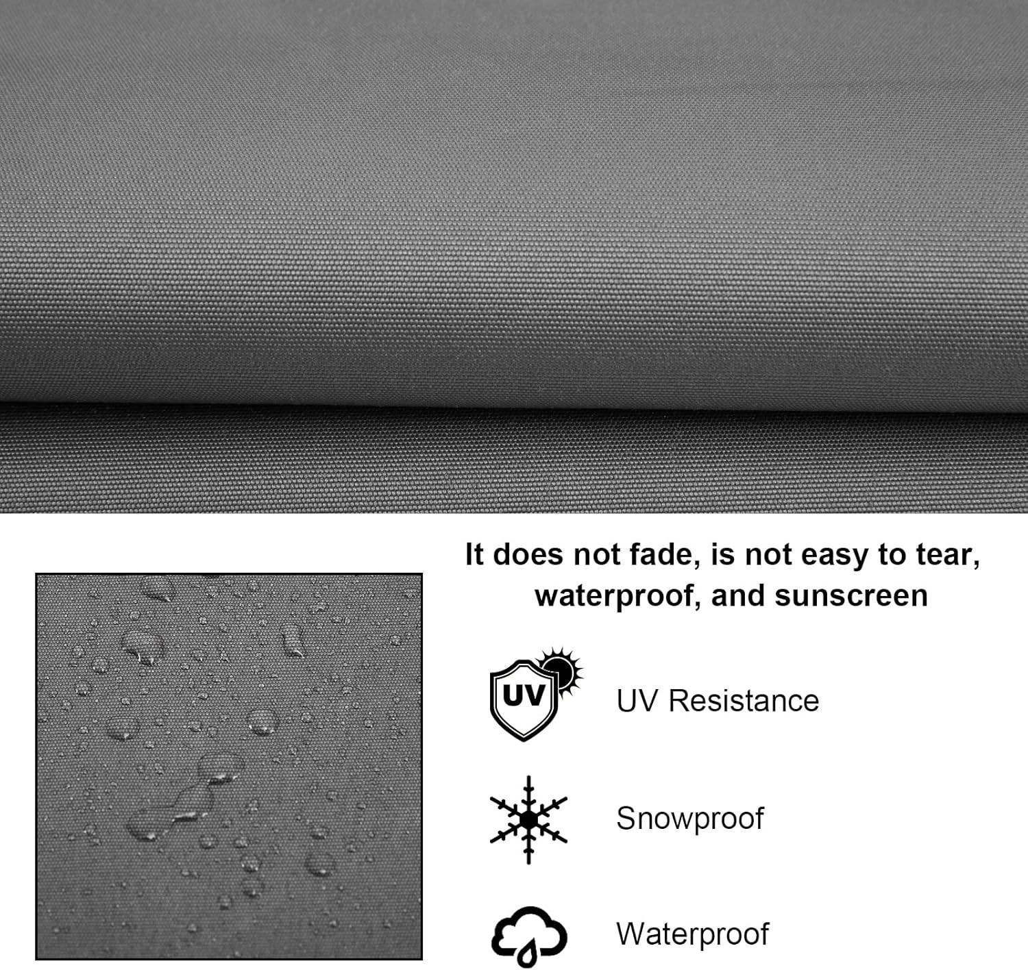 Porch Patio Swing Seat Cover Replacement,600D Thickened Oxford Waterproof Swing