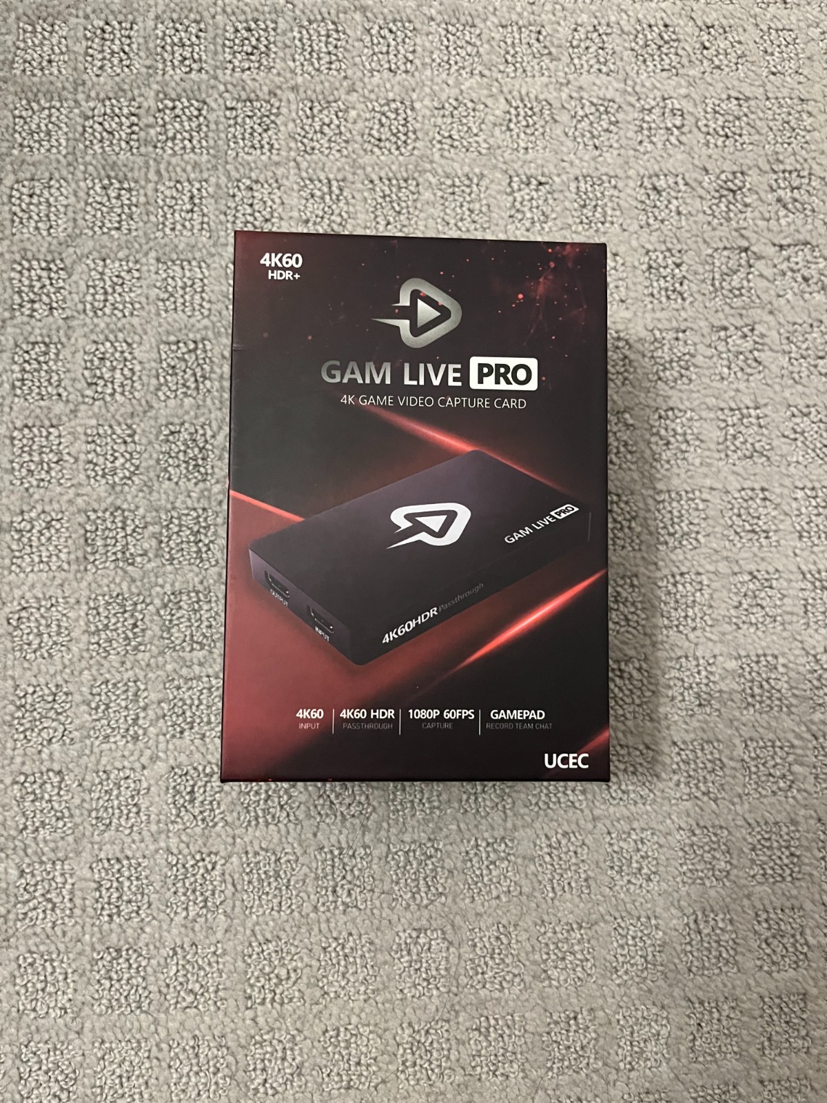 UCEC Capture Gam Live Pro - 4k Game Video Capture Card