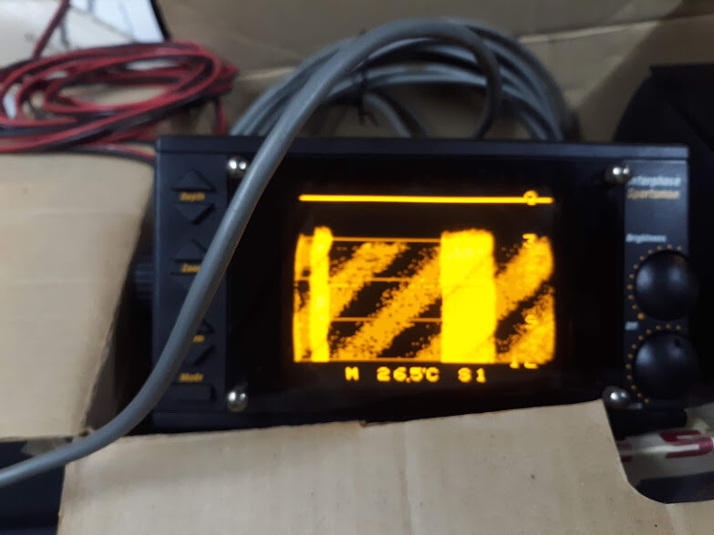 vintage Interphase Sportsman Mini Video Fish depth Finder Tested