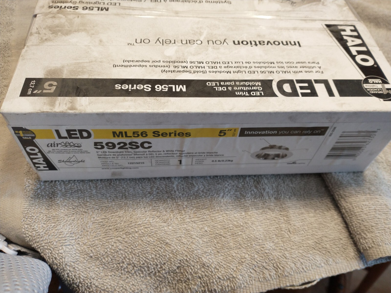 Halo 592SC 5" LED, Specular Reflector and White Flange ml56 series