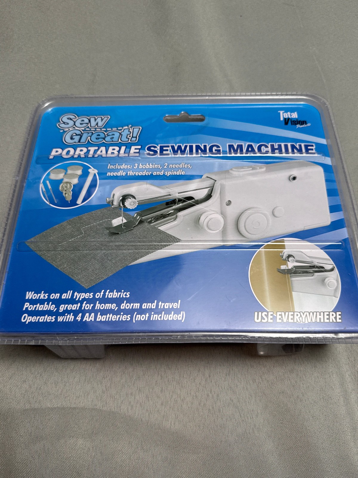 Sew Great! Portable Handheld Sewing Machine – Brand New, Sealed • Great for Quic