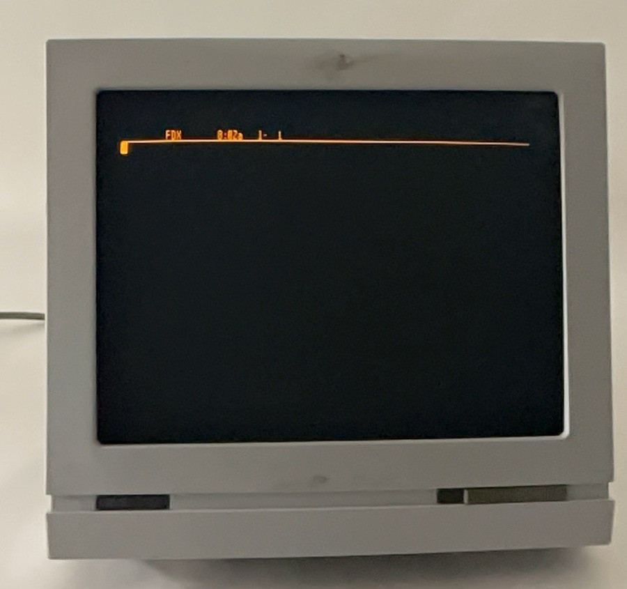 Wyse WY-60 Terminal Amber CRT Terminal Display Monitor Power Tested