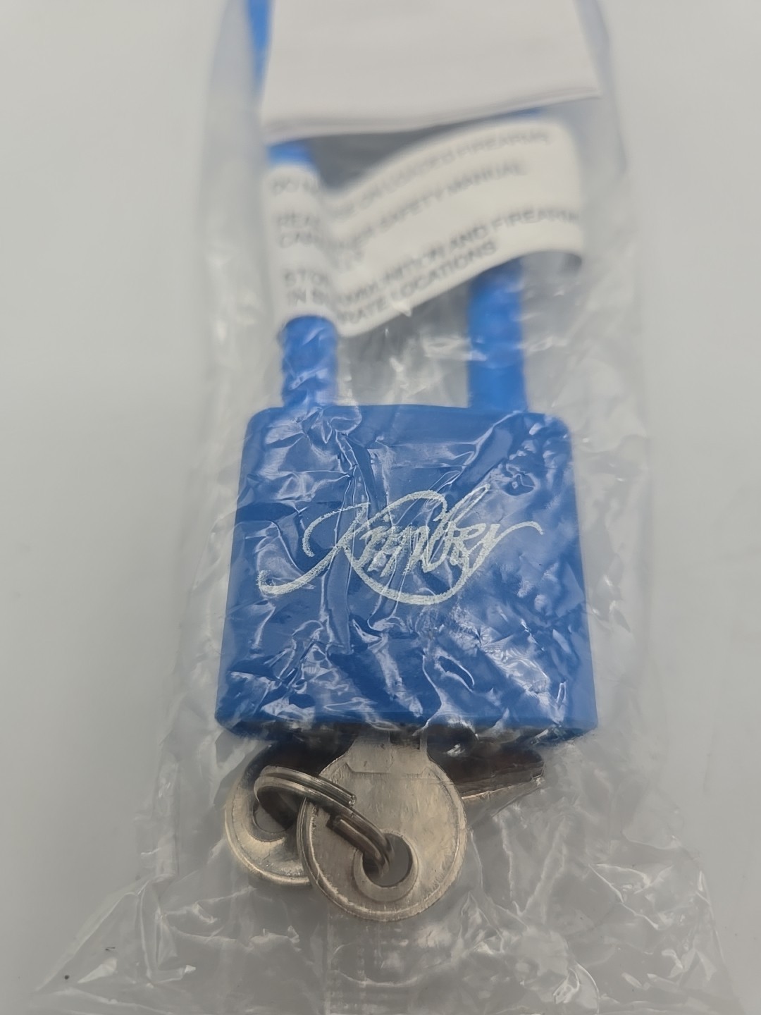 Kimber Factory Blue Cable Gun Lock with 2 Keys Unopened