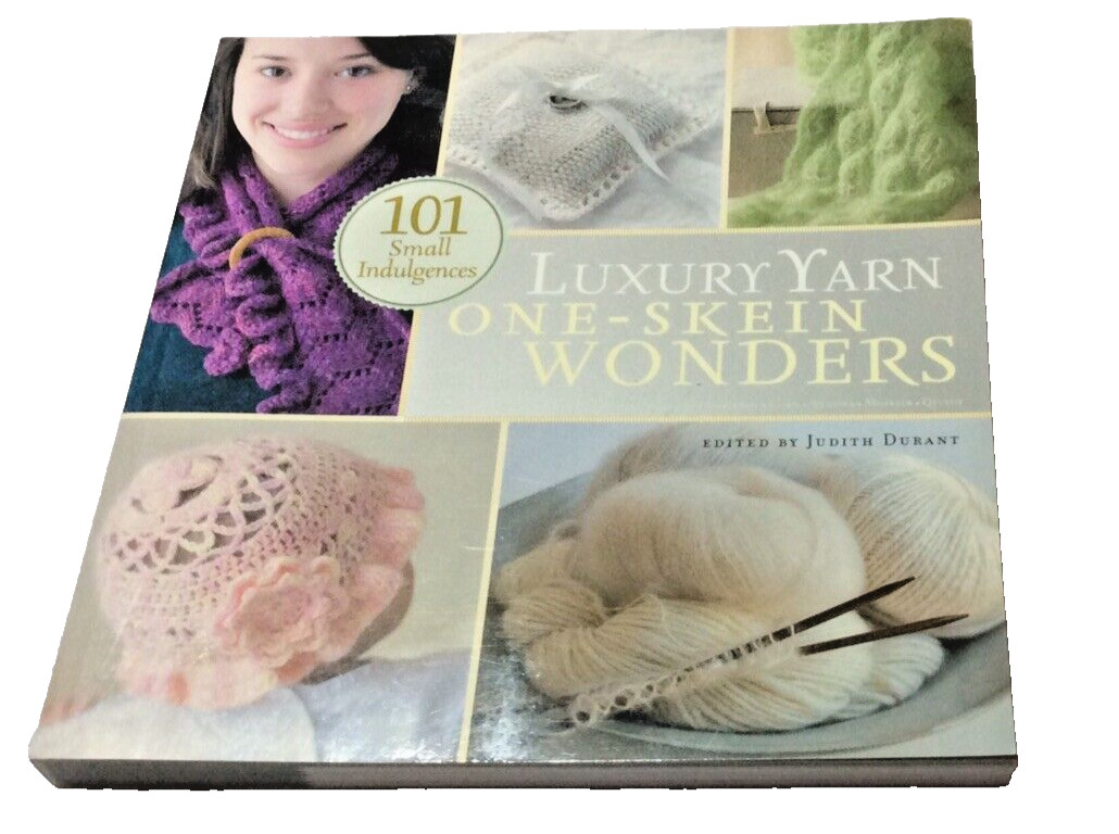 Liquidation Sale.  Luxury Yarn One-Skein Wonders  Soft Cover Project Book