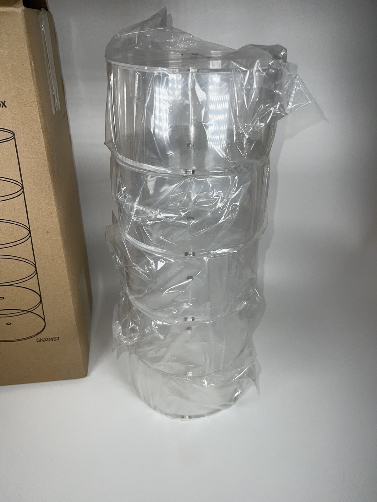 Acrylic Belt Storage Box, 5 Stackable Boxes