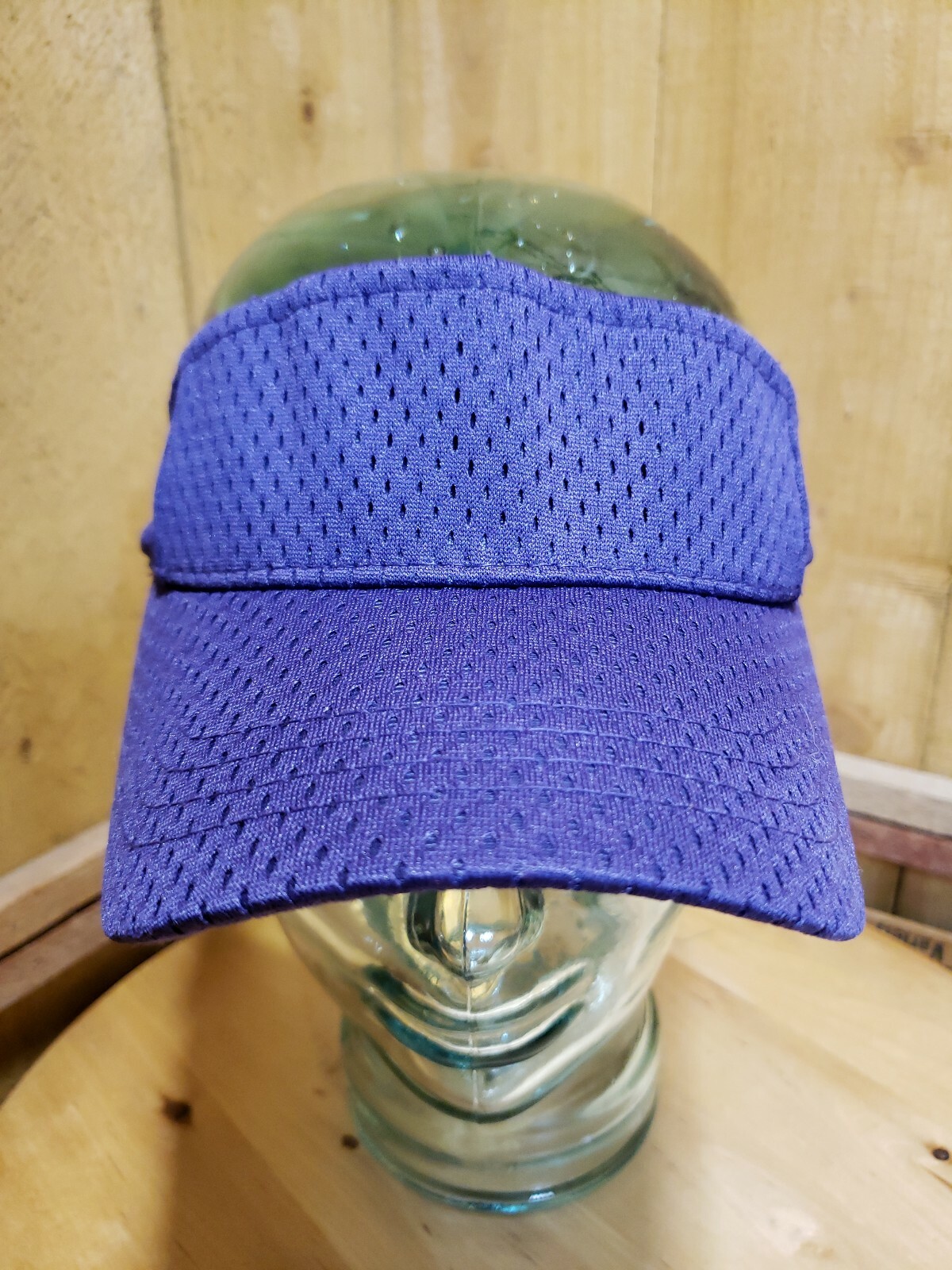 Outdoor Magic Headwear Solid Mesh Sun/Golf Visor Distressed Hook-n-loop Strap