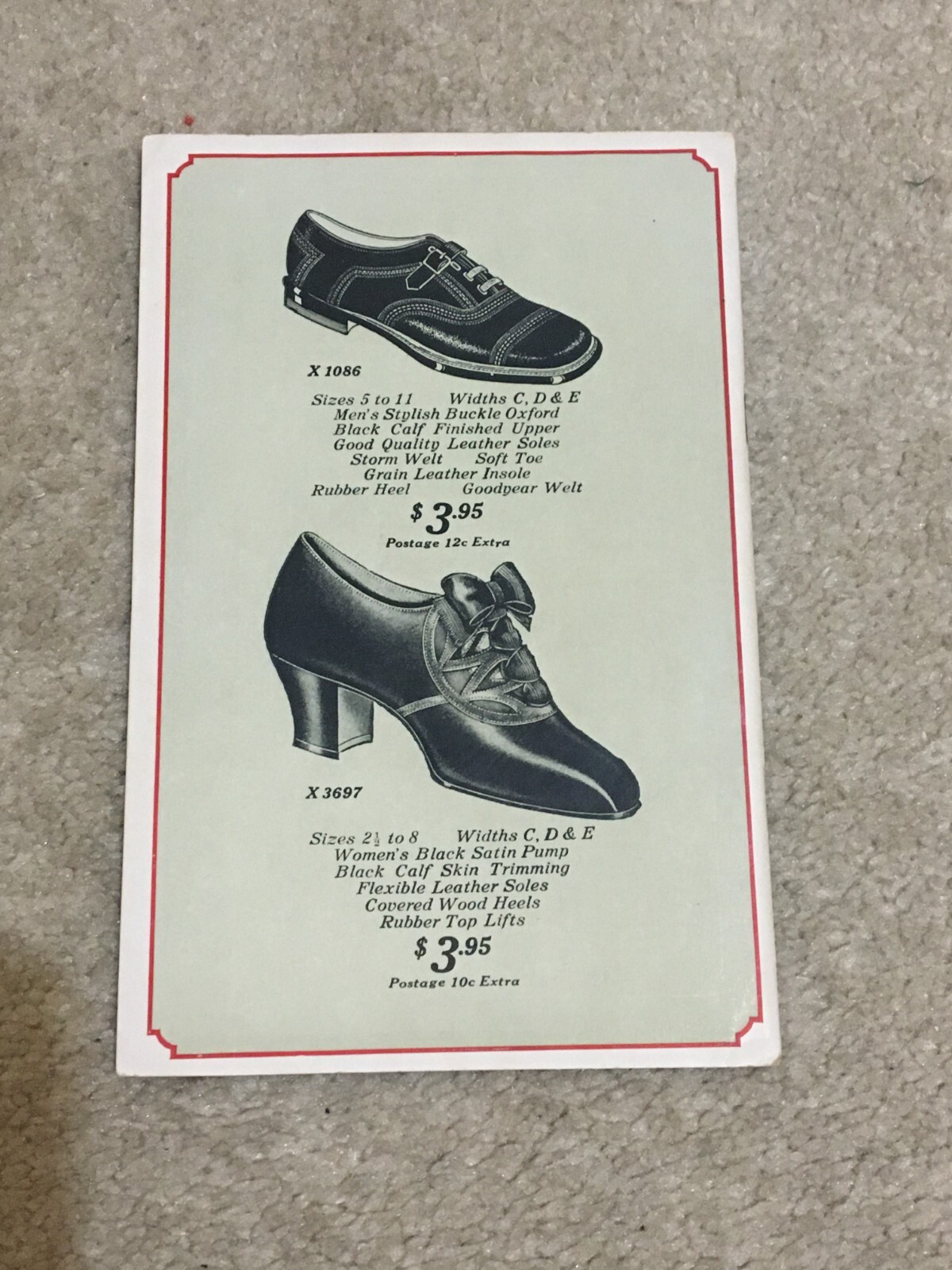 Vntg 1927 Anderson Shoe Co Men Women Shoes & Socks 52 Page Color Catalog Fashion