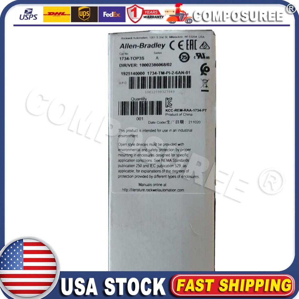 NEW~ Allen Bradley     1734-TOP3S Terminal Base FAST SHIPPING IN STOCK