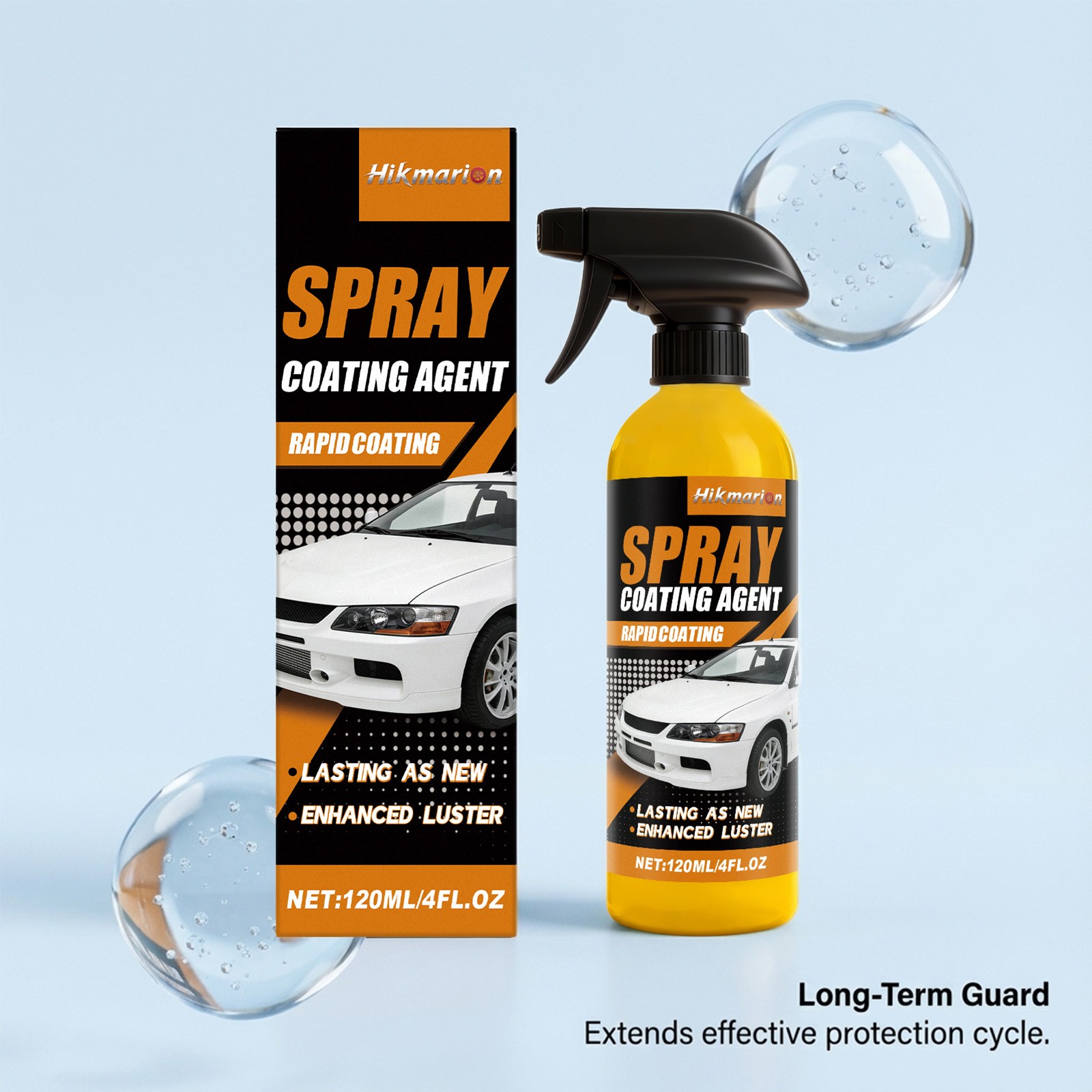 Car Coating Spray,Quick Effect Coating Agent,Car Scratch Wax Polish Spray Liquid
