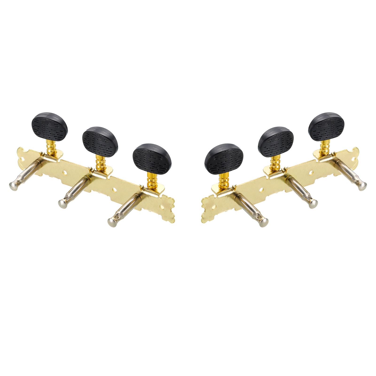 Classical Guitar String Tuning Pegs Machine Head Single Hole 3L 3R Black