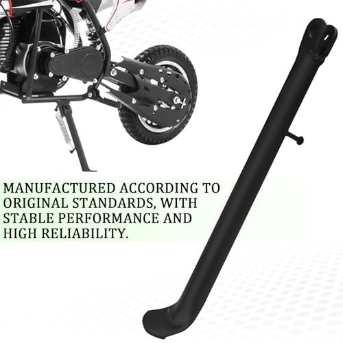 Dirt Bike Stand with Spring,Motorcycle Side Kickstand,11.8inch Mini Bike Black