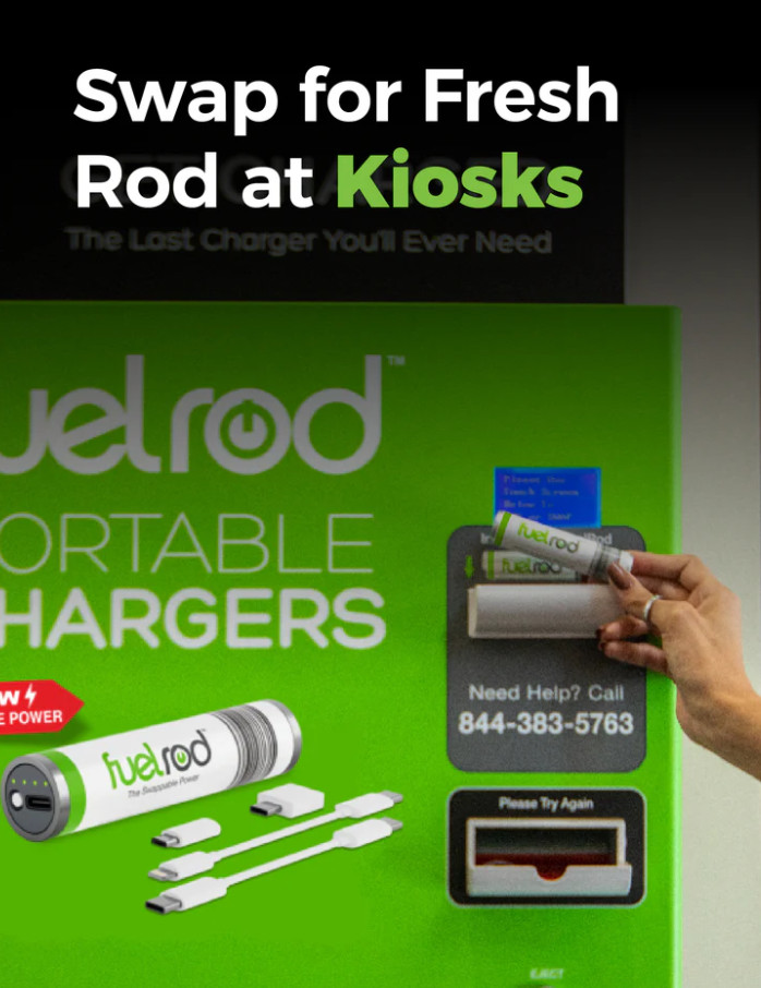 🔋 FuelRod USB C Portable Charger Kit Includes All Cables & Adapters 🔋