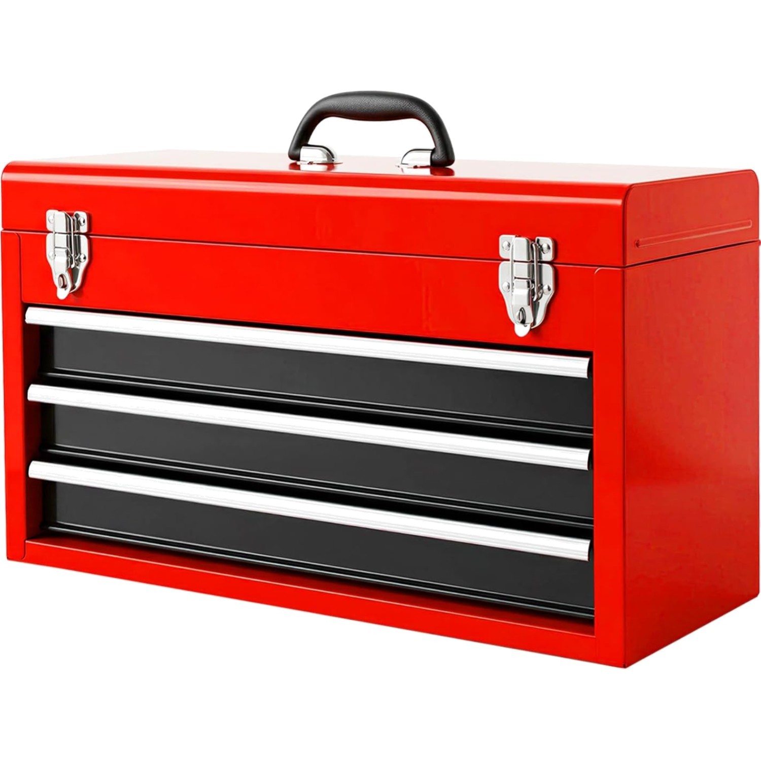 Big Red Metal Tool Box 20 5 Inch Portable 4 Drawer Tool Chest