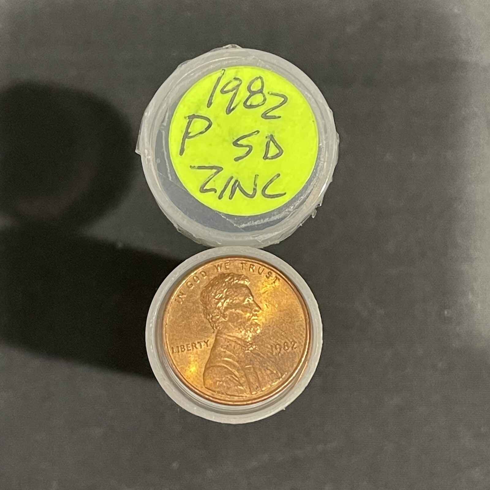 1982 P,D Zinc,Copper Lincoln Cent Complete (SMALL DATE) Set (CIRCULATED) (3)