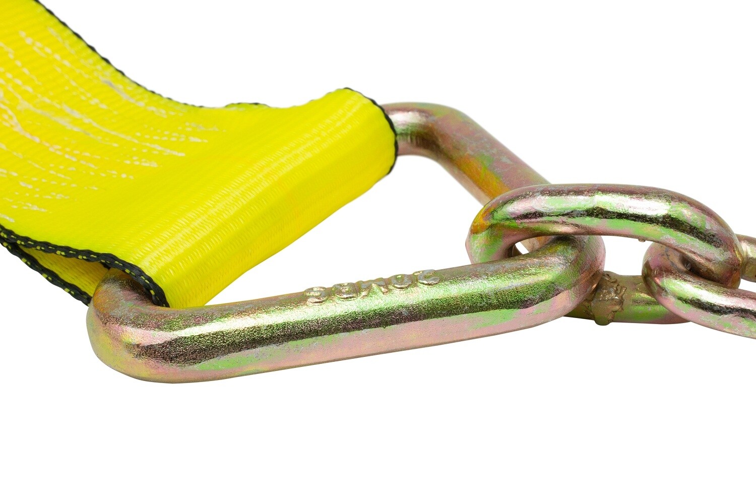 (10 Pack) 4 in. x 40 ft. Winch Strap with Chain Anchor