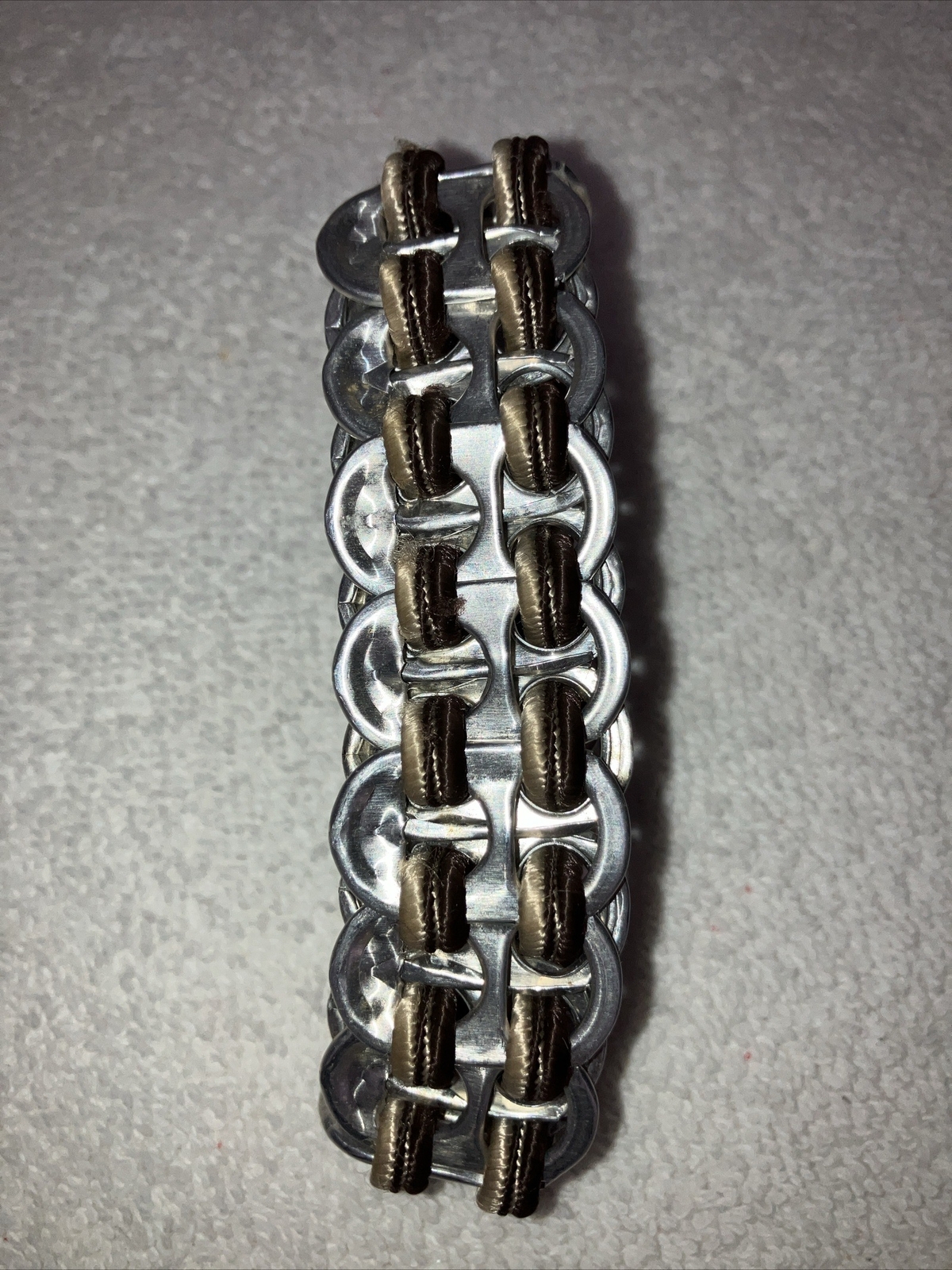 Homemade Can Pull Tab Bracelet, Pull On, 8 in